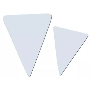 Etiquette triangle plastique PM ou GM