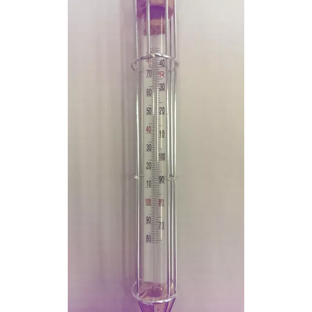 Thermomètre à sucre Alla France en verre +80/+200°C