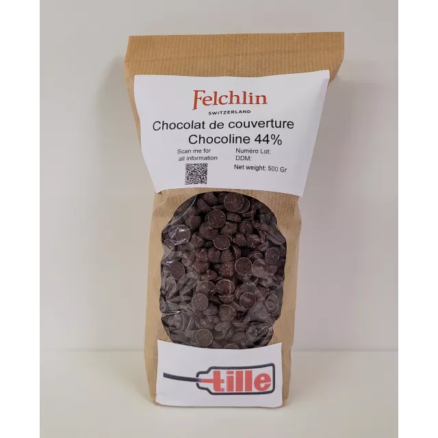 Chocolat foncé Chocolini 44% -500Gr Felchlin