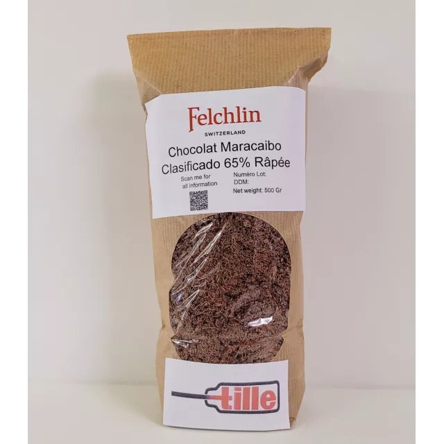 Chocolat Maracaibo Clasificado 65% Râpée -500Gr Felchlin