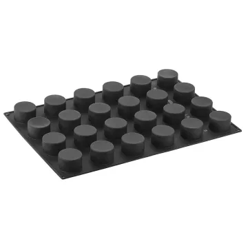 Moule silicone 24 cylindres Pavoflex