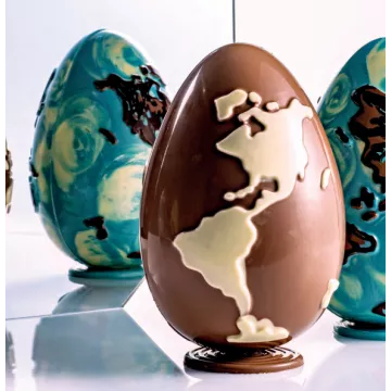 Moule chocolat oeuf Globe