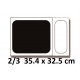 Bac inox 2/3 35.4 x 32.5 cm