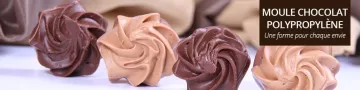 Moule chocolat polypropylène