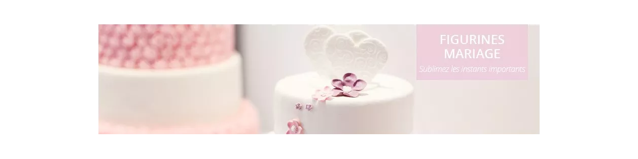 Décoration gâteau Figurines mariage | Boutique Suisse pâtisserie
